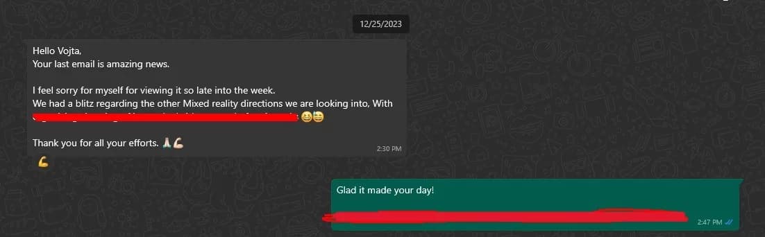 Client feedback about GameReady's Unreal Engine development expertise